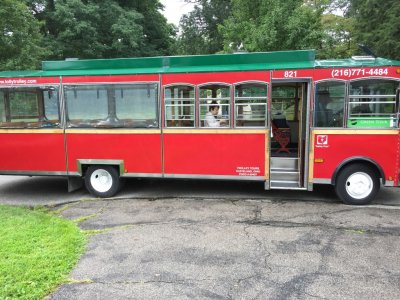 Cleveland Touring Trolley - our driver got distracted and we missed seeing some things