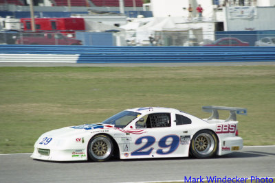 Sky Blue Racing Ford Mustang