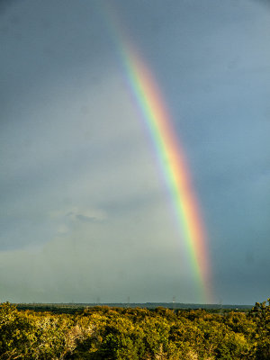 Rainbow from my bedroom window #2.