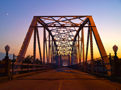 Old Colorado River Bridge in Bastrop Texas#2