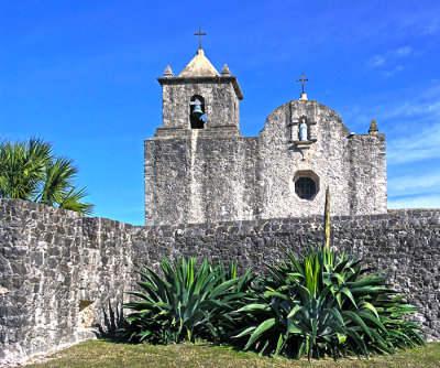 Presidio wall and chapel 