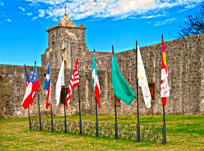 Presidio under 9 flags 