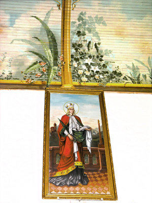 Detail above painting 