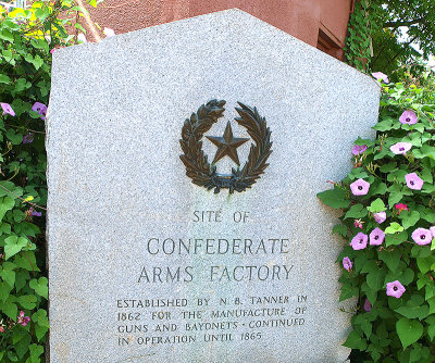 Confederate Arms Factory monument, Bastrop, TX