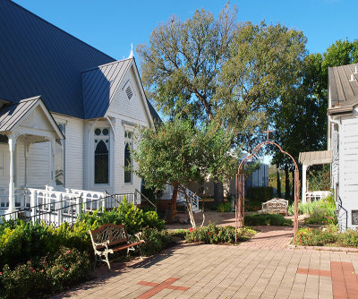 Garden Entrance, adjecent to Church