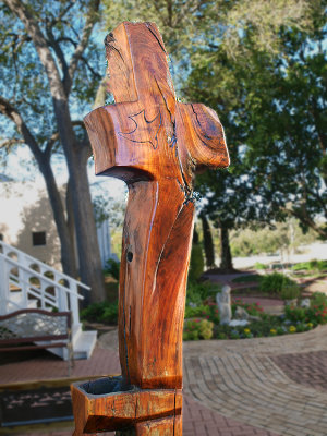 Carved from a Black Waldnut tree