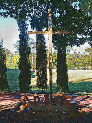 Wooden Cross with Grace