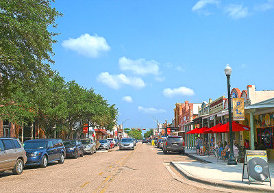Bastrop, Texas. Main Street.