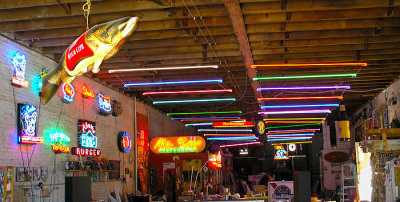 Neon shop, Lockhart, Texas