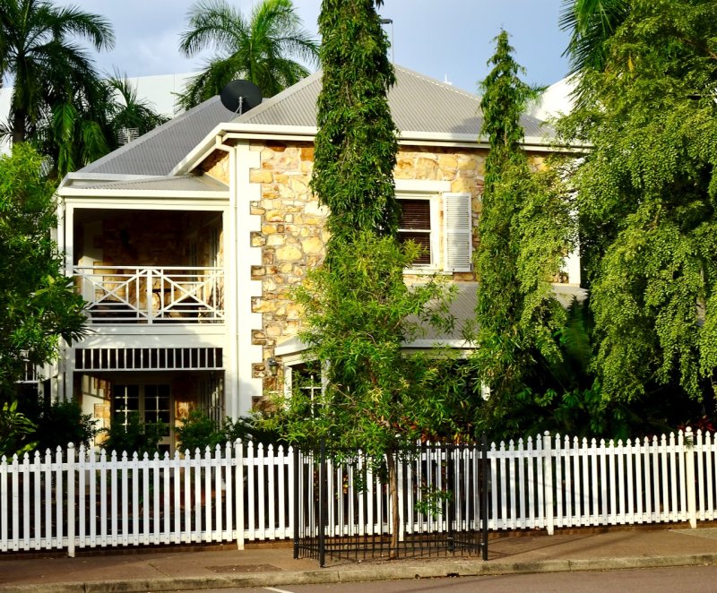 Old sandstone house, now a private hotel, on the Espalanade