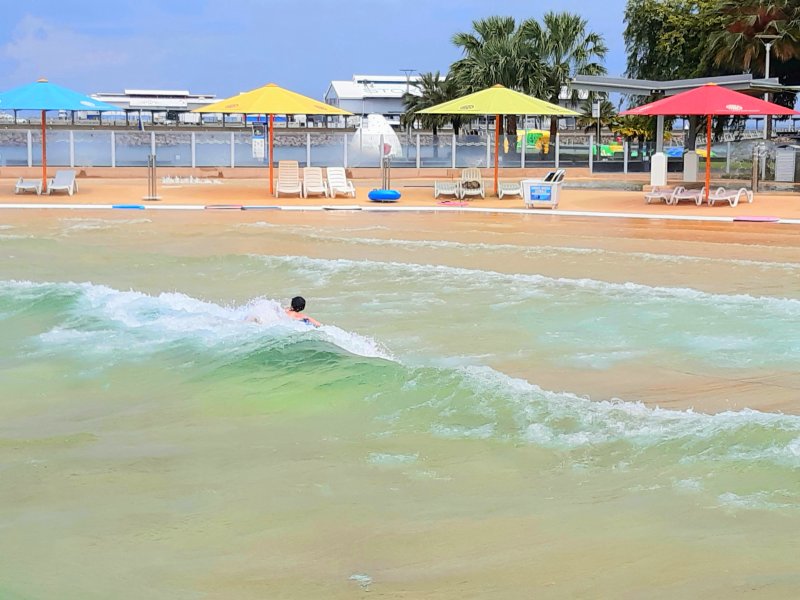 Beach at the Wave Pool, Darwin Harbour