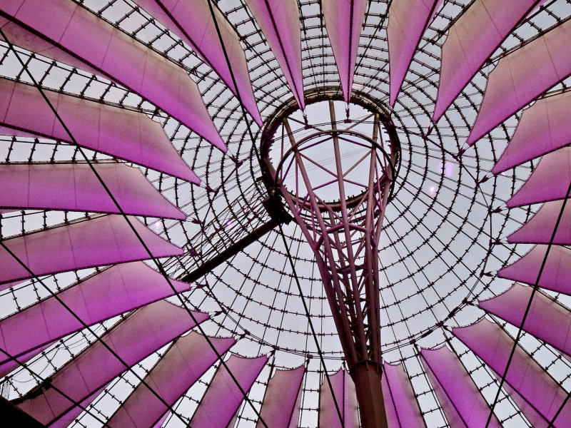 Sony Center, Potsdamer Platz, early evening