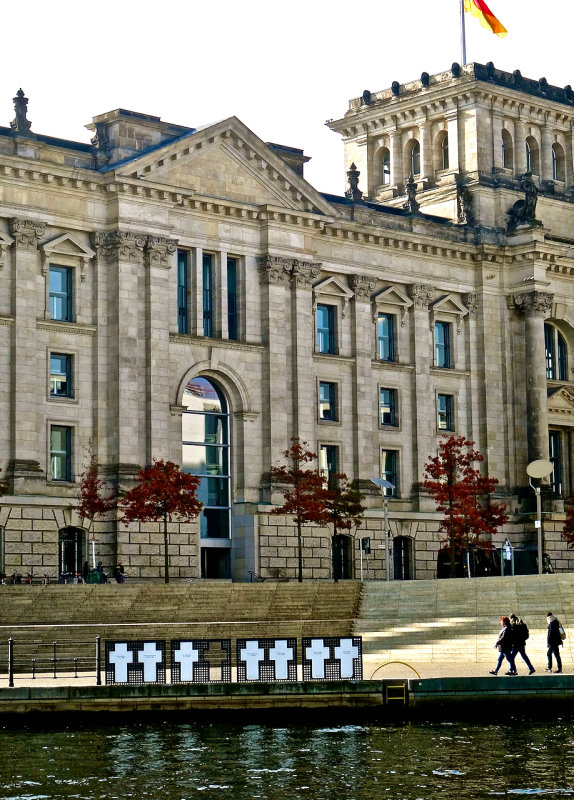 Behind the Bundestag