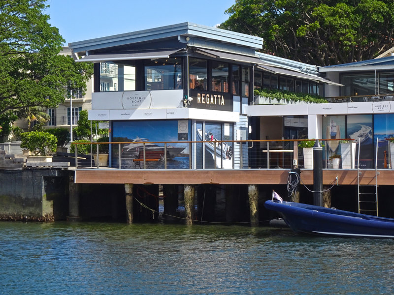 Regatta Restaurant on the water at Rose Bay