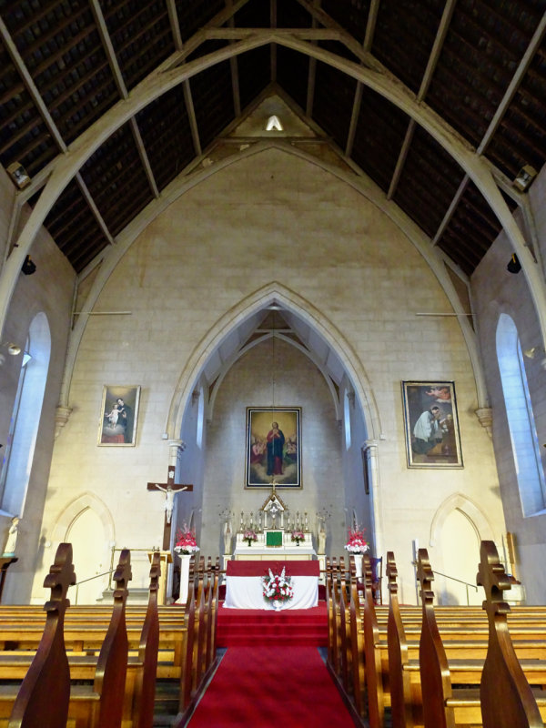 Interior, St Aloysius Church, Sevenhill Cellars, Sevenhill