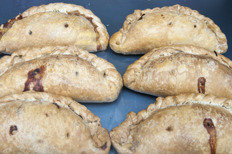Cornish pasties - a must in Devon and Cornwall
