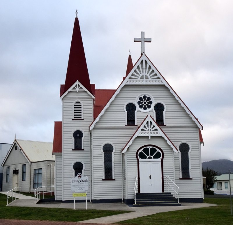 Timber church in Penguin
