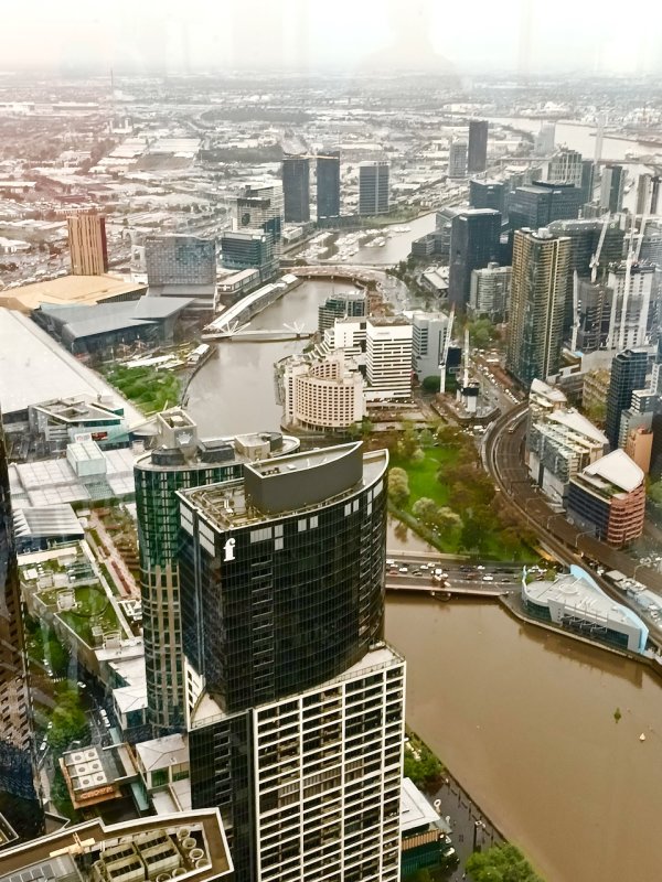 Melbourne  from the  Eureka Tower