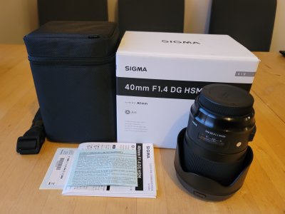 Sigma 40mm f/1.4 DG Art