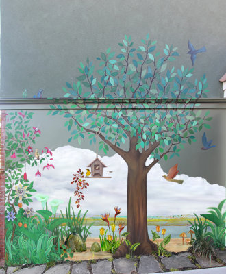 Mural Bird House- layout 