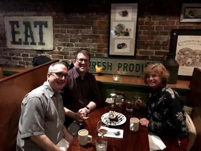 Holiday night out with the Richards