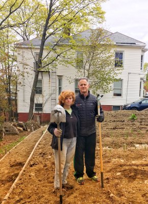 Crescent St Garden with Kevin