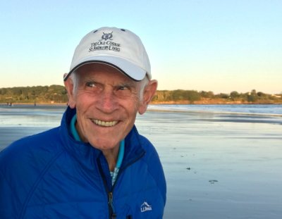 Handsome dad at Higgins Beach