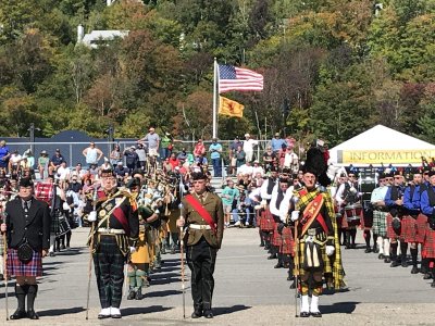 NH Highland Games - Opening ceremony, Loon Mountain