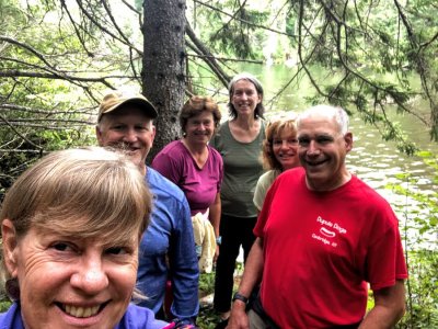 Osa and friends camping at Maidstone State Park, VT