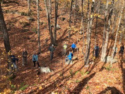MOAC hikers - Cutler Mountain