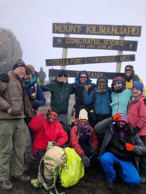 Kilimanjaro climbers - Photo courtesy of Joanne Martin