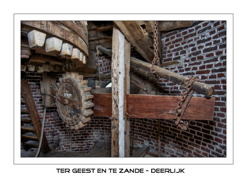 039 - Luiwerk met hefboomsysteem - Sack hoist system with leversystem to engage