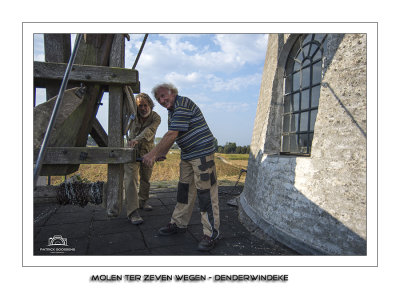 Johan and Jan working together to turn the mill around