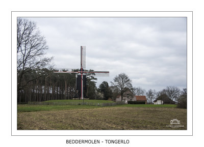 The beddermolen with house and barn