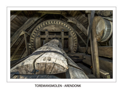 Windshaft with brakewheel