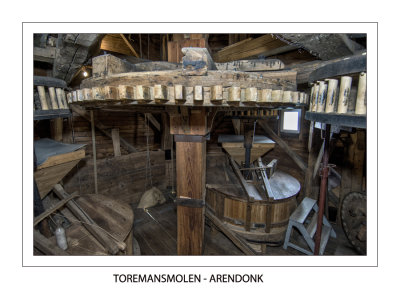 Downward view on the stonefloor