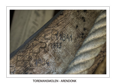 Inscriptions of the miller family Raeymaekers