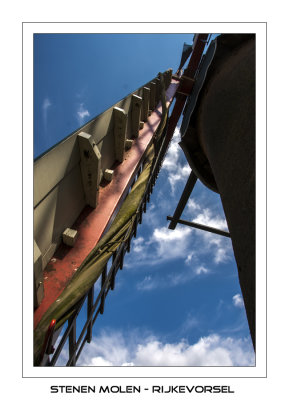 one of the sails with attached canvas