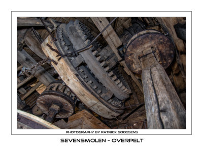 Overzicht van al de tandwielen en lantaarns - overview of all the gears