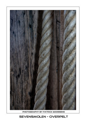 Het luitouw - The endless rope for the sack hoist system