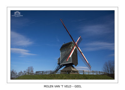 Focus op de Molen Van 't Veld in Geel