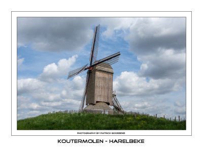 Focus op de Koutermolen in Harelbeke
