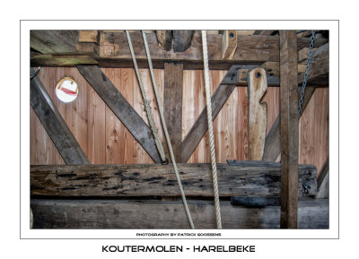 040 Vangbalk met houten vanghaak