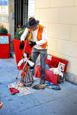 Street Performer in Toledo