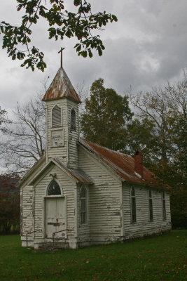 Rugged Old Wilson Chapel in Eastern Pocahontas West Virginia v tb100919hkk.jpg