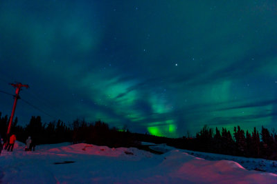 Cleary Summit Aurora Viewing Area, Fairbanks