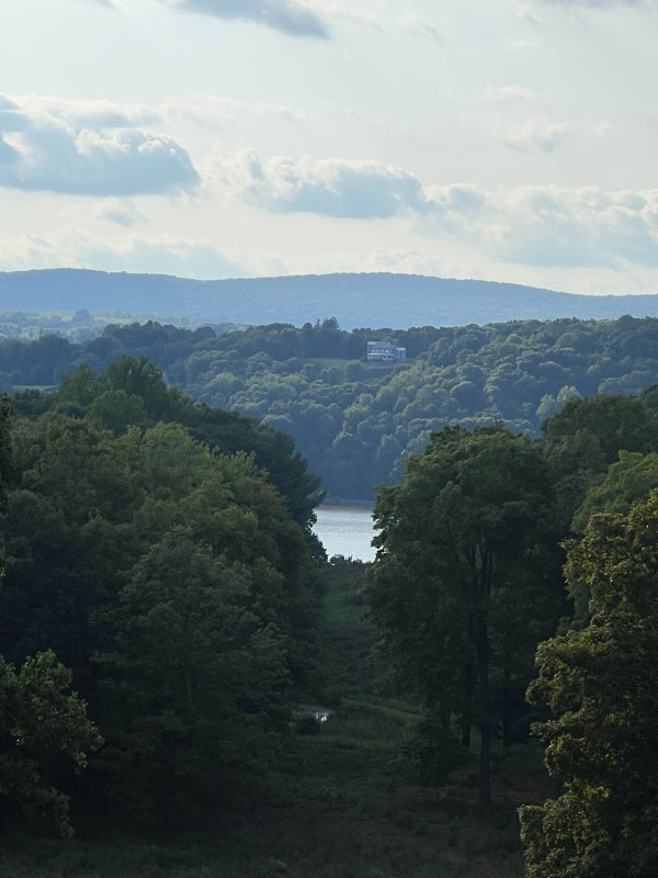 Zooming in on the Hudson River.