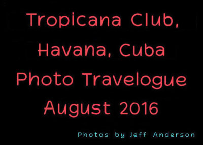 Tropicana Club, Havana, Cuba cover page.