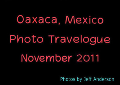 Oaxaca, Mexico cover page.