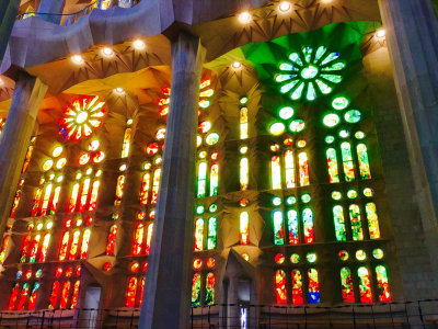Basilica of Sagrada Familia, Barcelona, Spain (April 2016)